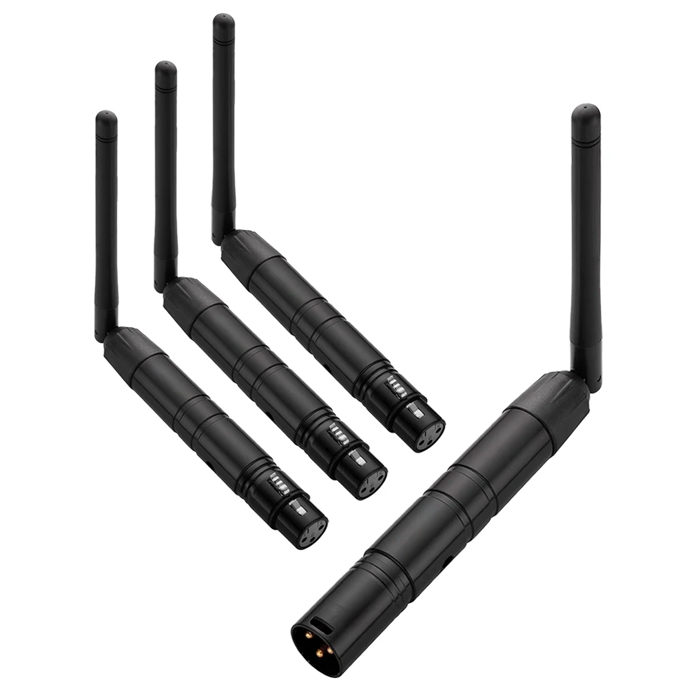 9-Long Type DMX512 Wireless XLR Transmitter Receiver Controller for Disco Party Stage PAR Laser Moving Head Lights