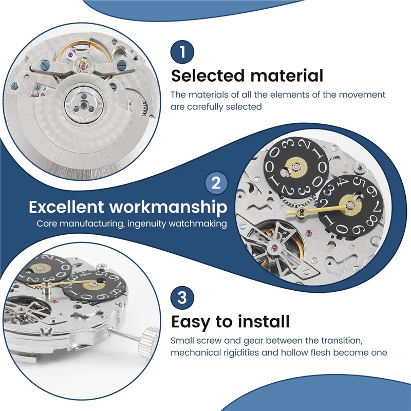 

A20F-Новый ST25 для часов Seagull ST2525, механизм, механический автоматический механизм, 5 стрелок