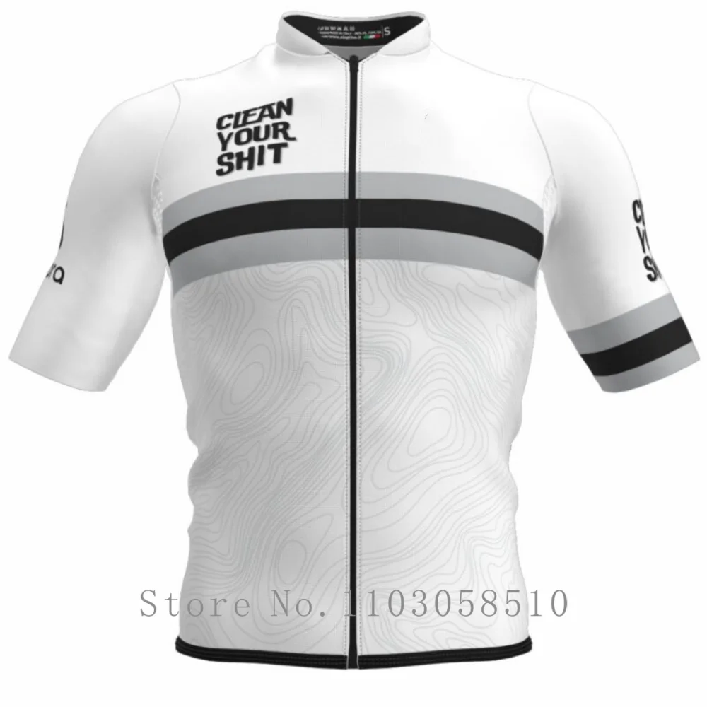 Slopline Cycling Jersey Short Sleeve MTB Bike Shirts All-Round Race Jersey Mountain Bicycle Clothing Lightweight Elastic Fabric