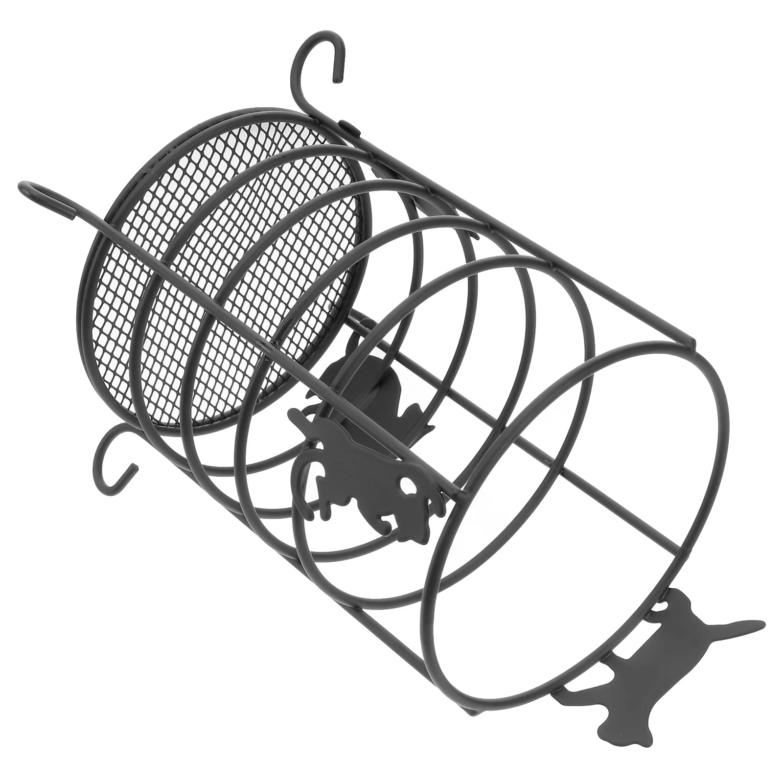 Cat Pen Holder Iron Tableware Organizer For Home Restaurant Dorm Camping Utensil Storage Container