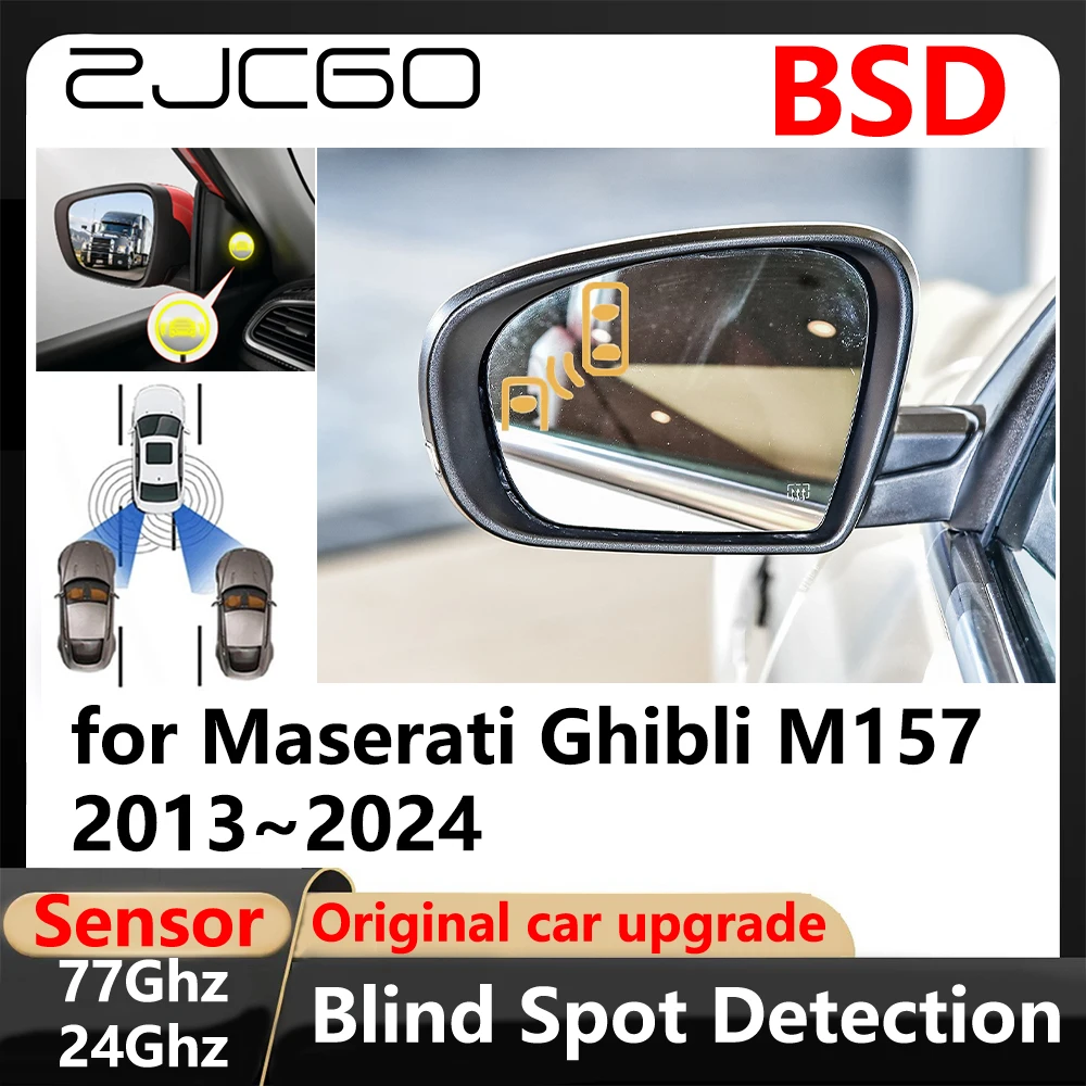 BSD Blind Spot Detection Lane Change Assisted Parking Driving Warnin for Maserati Ghibli M157 2013~2024