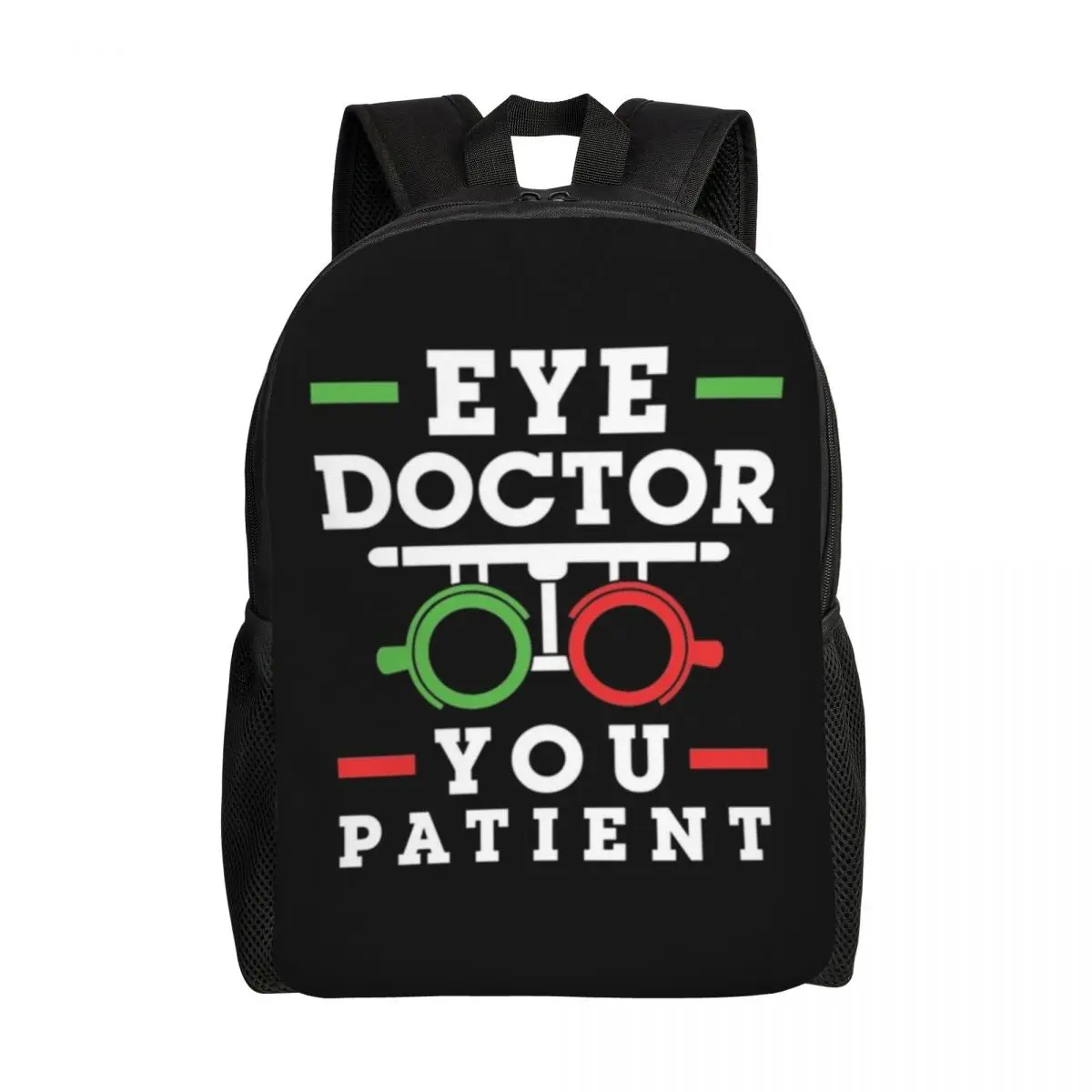 

Eye Doctor Laptop Backpack Women Men Basic Bookbag for School College Students Snellen Chart Optometrist Optometry Bag