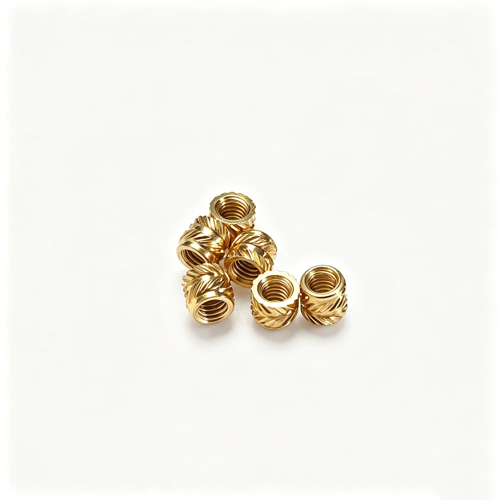 50pcs Brass Hot Melt Insert Knurled Nut M3X4X4 M3X4X5 Thread Heat Molding Double Twill Injection Embedment Nut For 3D Printer - view 6
