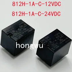 100% Original New 2PCS  812H-1A-C-12VDC  812H-1A-C-24VDC  relay  16A 4pins