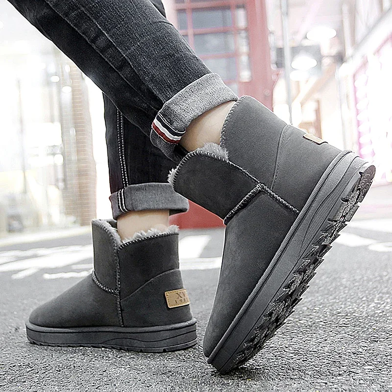 Ankle Boot Casual Flexible Round Toe Outdoor Hiking Recommended Comfortable Soft Classic All-match Plus Velvet Keep Warm Fashion