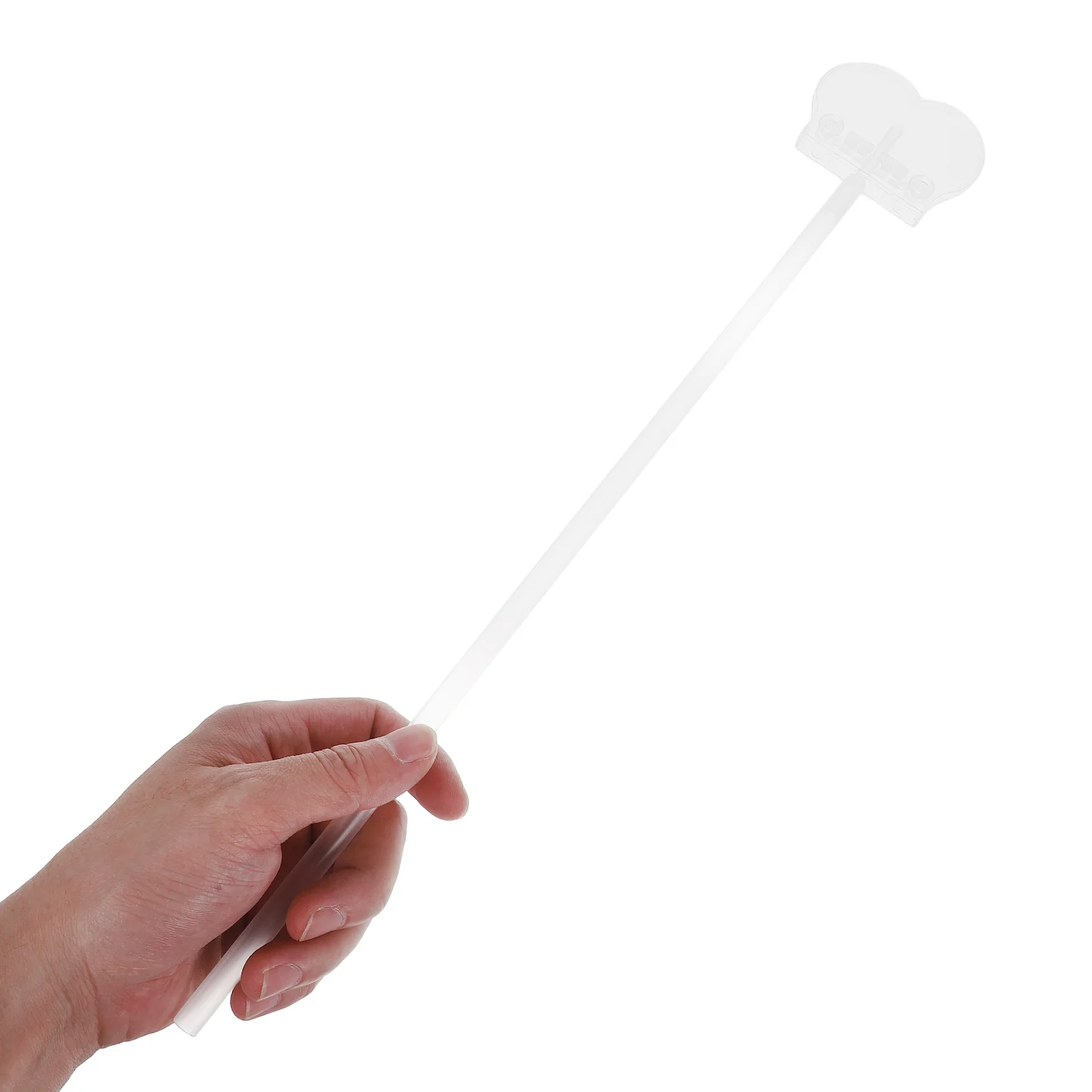 

30 set Aluminum Film Accessories Clear Clips for Arch Sticks Holder Flower Accessories Transparent Balloon Ties Party for Helium