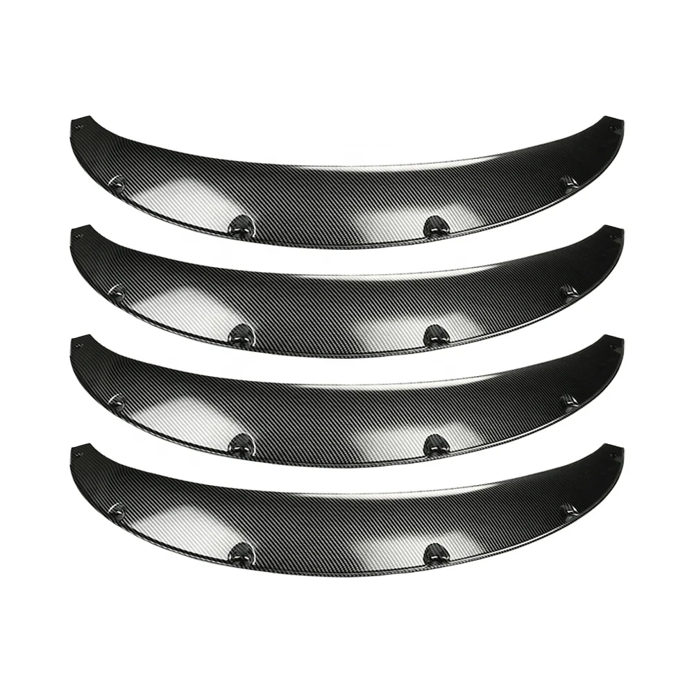 Dtouch 4 Pcs Car Universal Arch Wide Body Wheel Eyebrow 84*8CM Diameter Car Fender Flares Automobile Fender