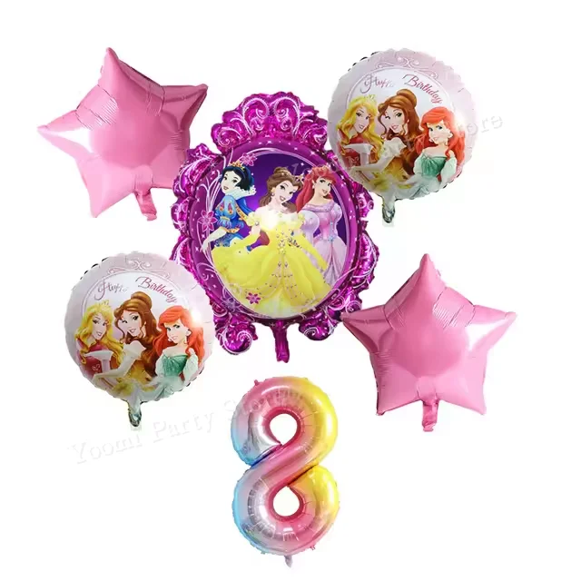 Pink Princess Birthday Party Decorations Set with Candy Gift Boxes Balloons Tablecloth Party Favors Baby Shower Decoration view 4