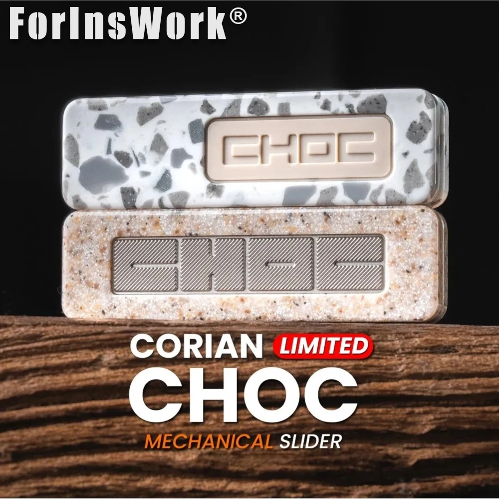 LAUTIE Choc Corian mécanique Fidget curseur Spywars série Original zéro vis conception Gadgets Escritorio anxiété jouet