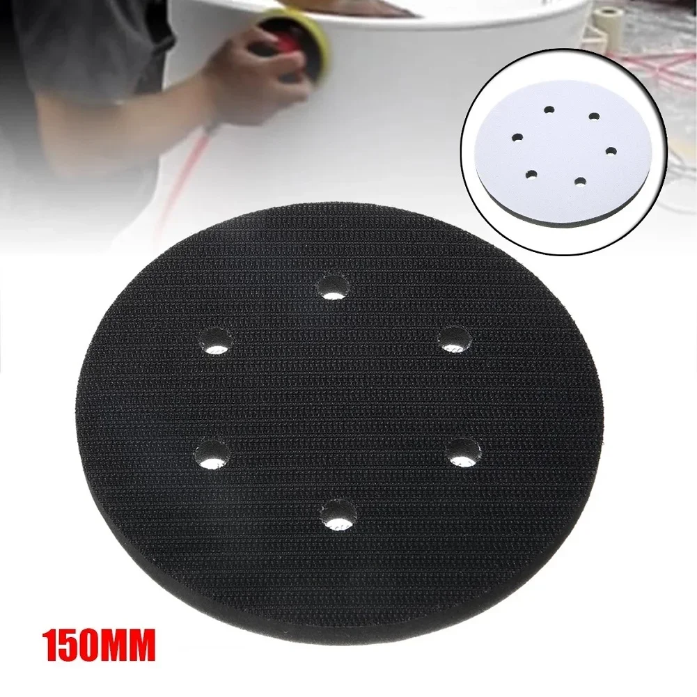 Cushion Pad Interface Pad Soft 150mm 150mm(Dia) 6 Hole 6inch Buffer Sponge Equipment Tools Workshop High Quality