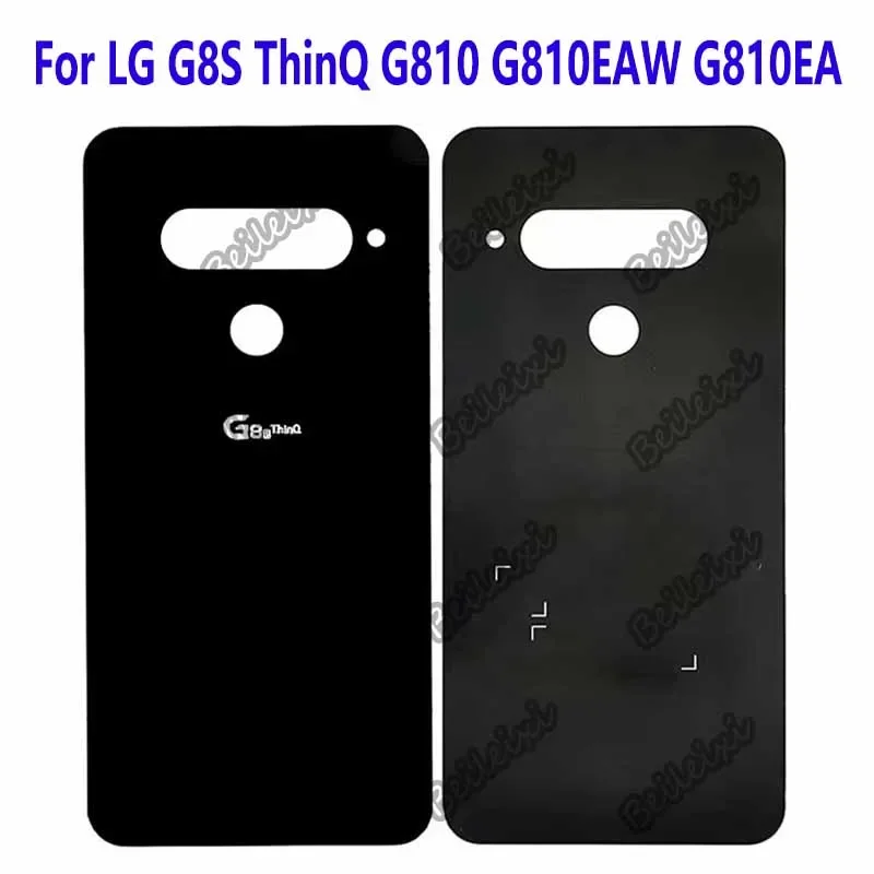 For LG G8S ThinQ G810 G810EAW G810EA Battery Back Cover Rear Door Housing Case Glass Back Cover