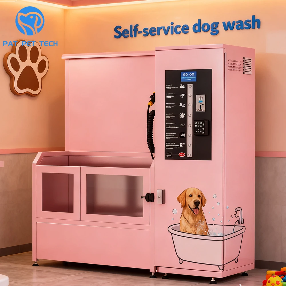 Distributore automatico self-service per lavaggio animali domestici automatizzato per una comoda esperienza di toelettatura