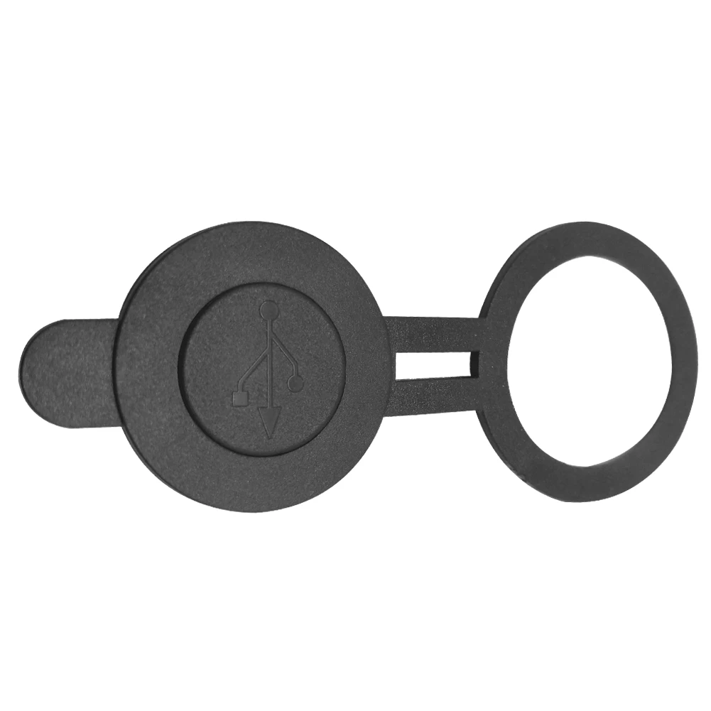 Wasserdichte Ersatzabdeckung mit 30 mm Durchmesser für Dual-USB-Auto- und Motorrad-Ladebuchse