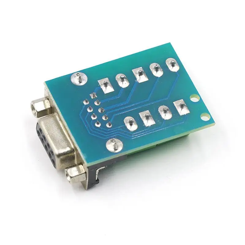 Db9 Serial Com Transfer-Free Solder Terminals Rs232 Male Connector With Back Side Screw Diy