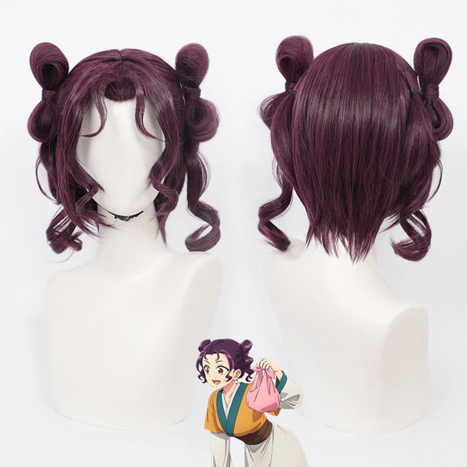 

Cosplay Wig The Apothecary Diaries Anime Wig Lihua Anime Game Role-Play Grab Chignon Wig Female Synthetic Wig with wigcap