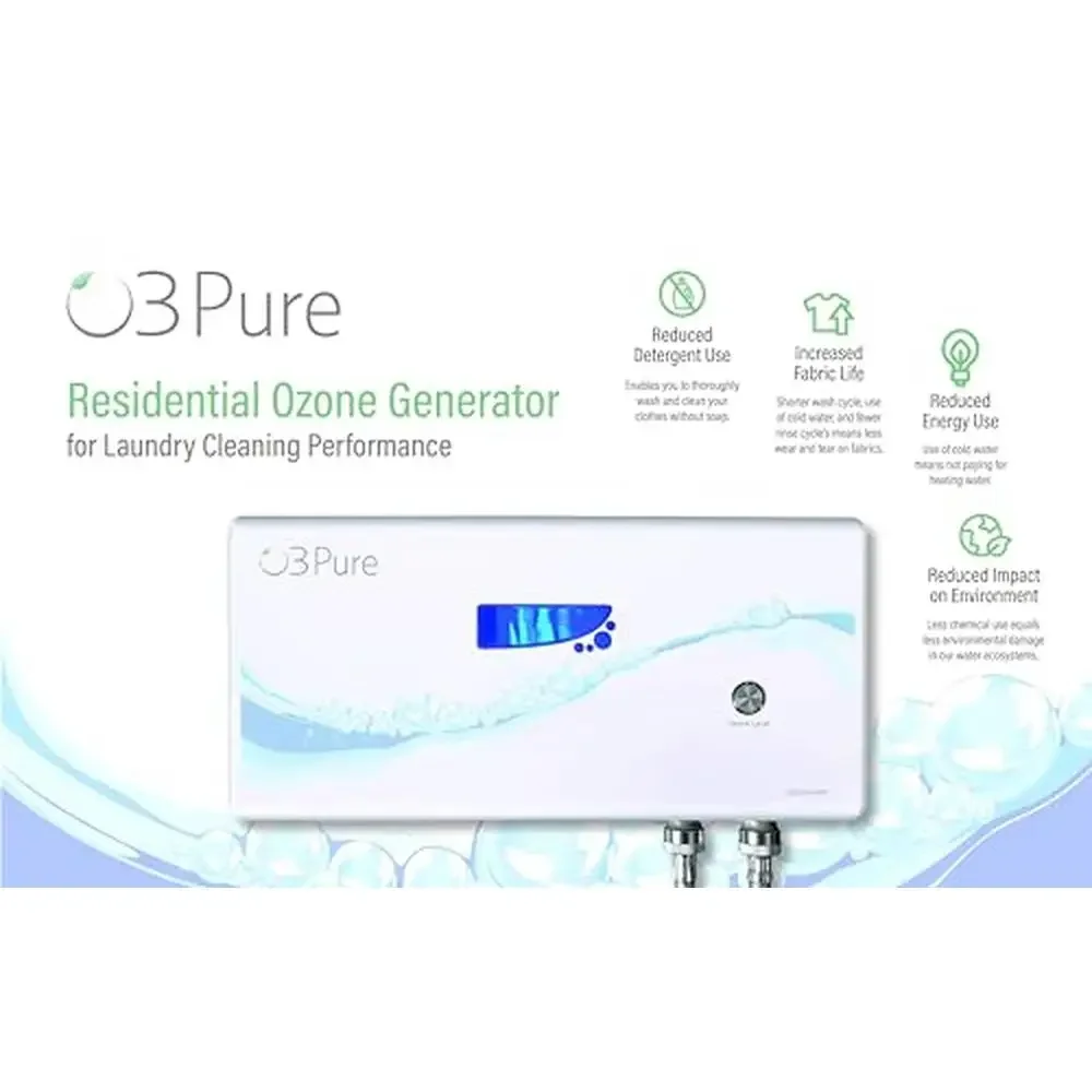 نظام الغسيل البيئي بالأوزون، مولد غسيل الأوزون السكني القوي، منظف وخالي من المواد الكيميائية، مخرج أوزون قابل للتعديل سهل