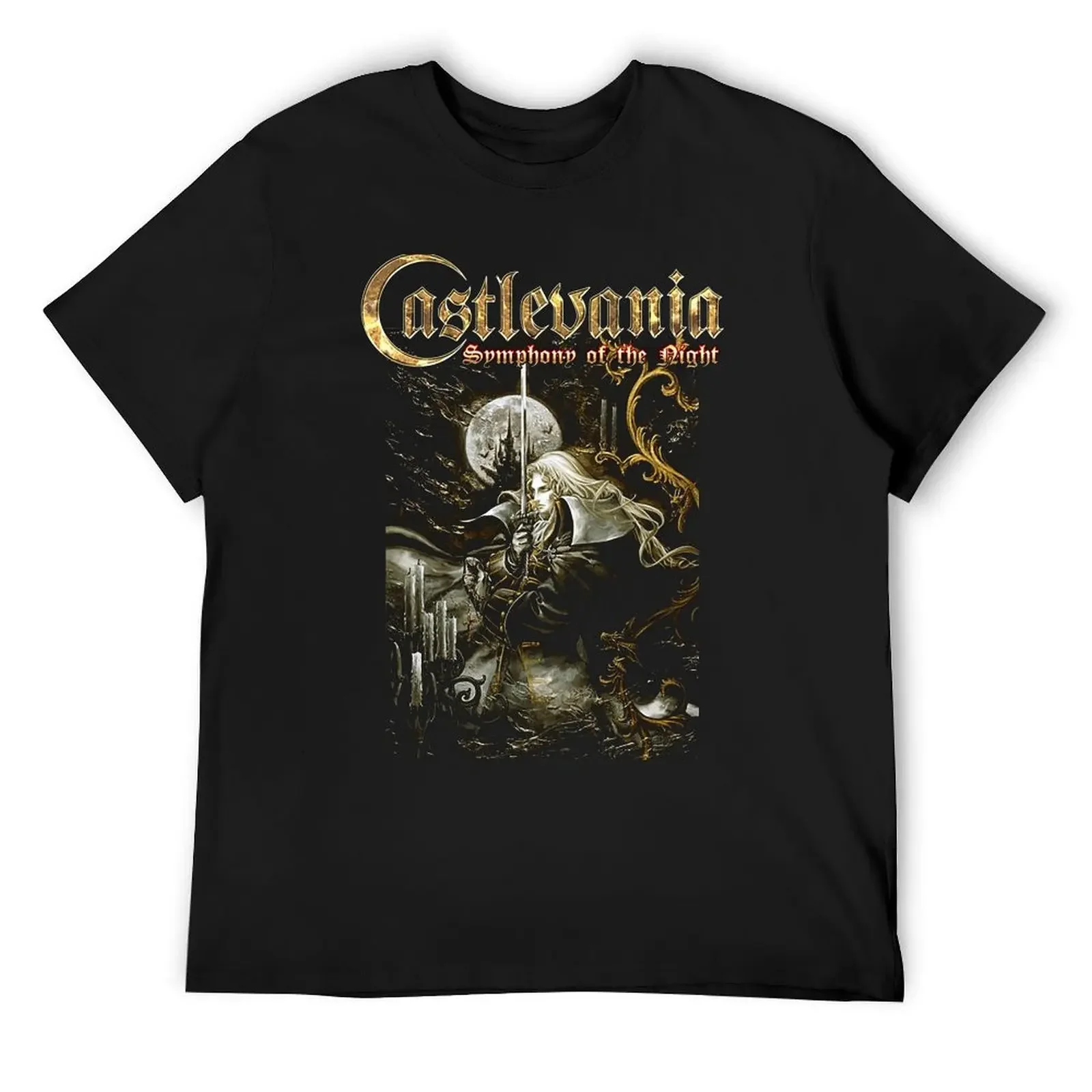 Castlevania - Symphony of the Night T-Shirt customs design your own tops plain T-shirts for men cotton