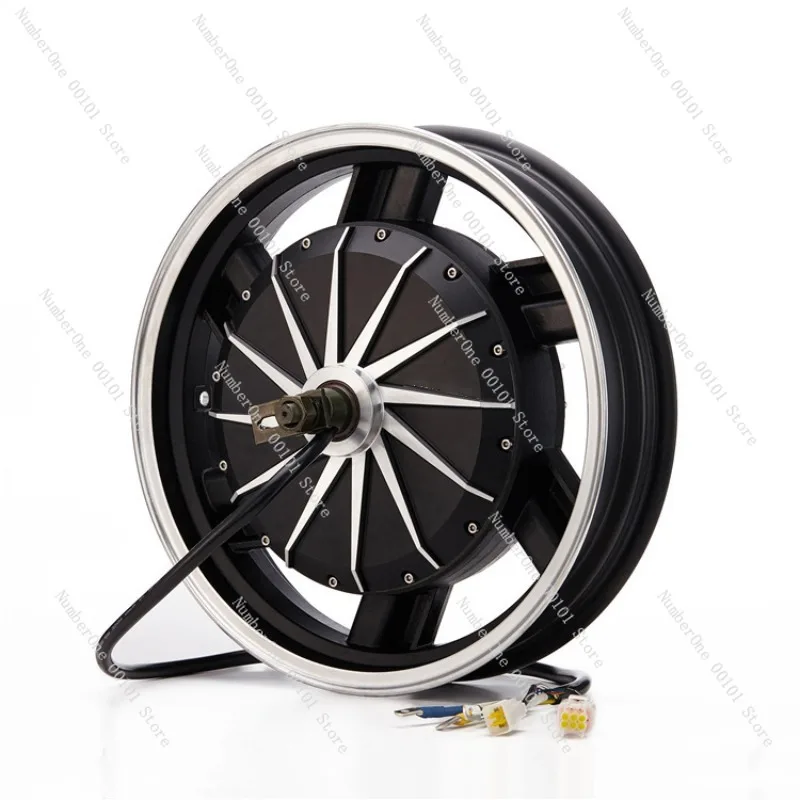 17 Inch 3000W 8000W High Speed Electric Motorcycle Motor, Rear Wheel Drive Hub Motor for Little Ninja Horizon