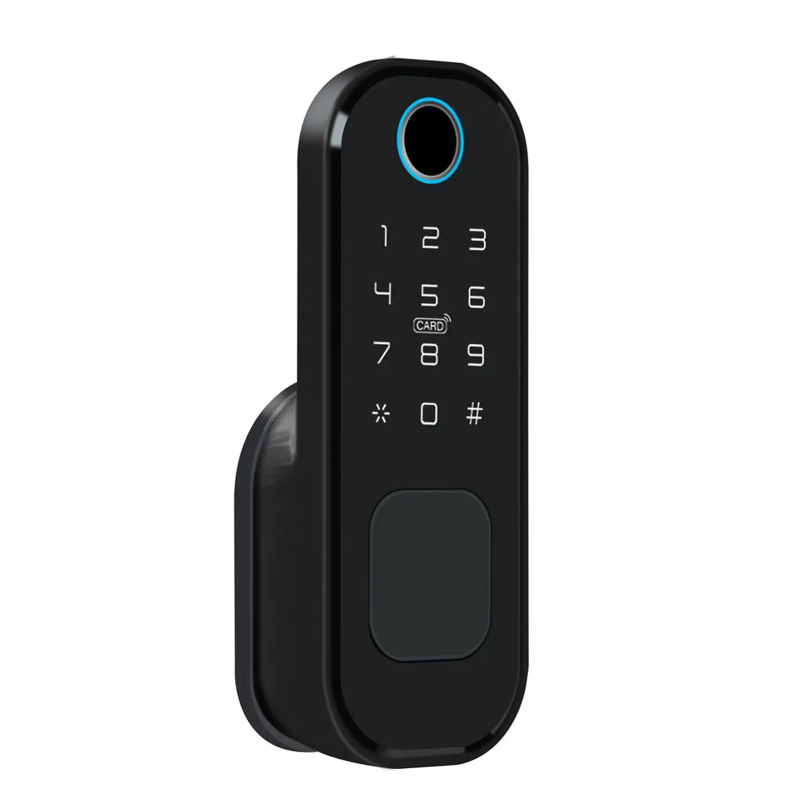 

Умный дверной замок Tuya: разблокировка по отпечатку пальца/IC-карте/паролю/через приложение/механическими ключами, без проводки, для ворот и электрических дверей, для дома