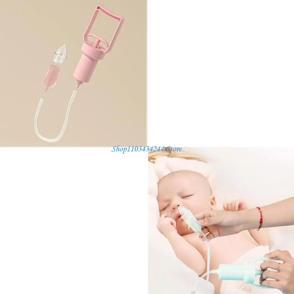 

Ручной детский назальный аспиратор, съемное ручное устройство для очистки носа для младенцев, ежедневное облегчение заложенности