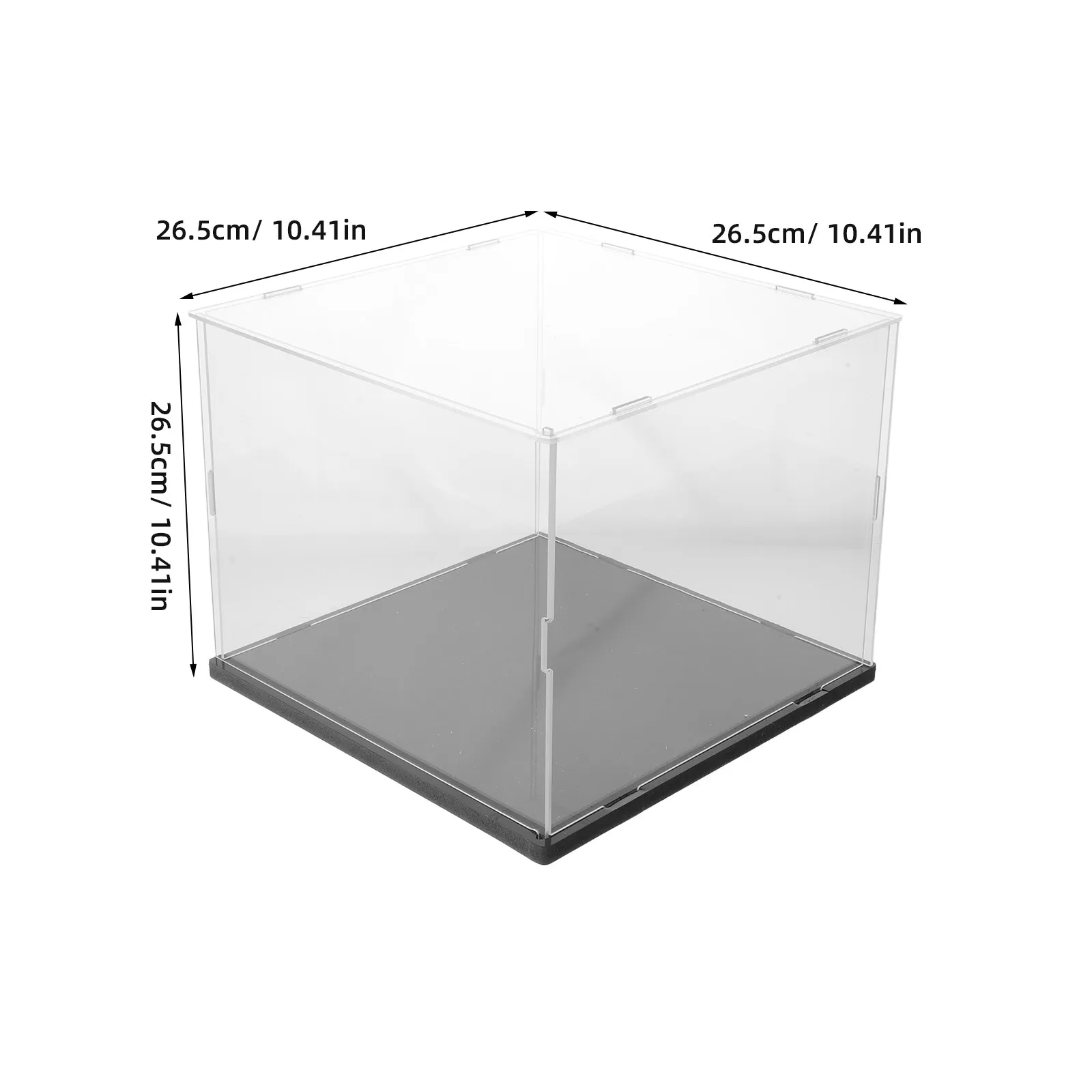 Digital Scale Windproof Cover 10.4x10.4x8.5 Clear Protective Shield Jewelry Workshop Lab Kitchen Weighing Scale Windproof Box view 5