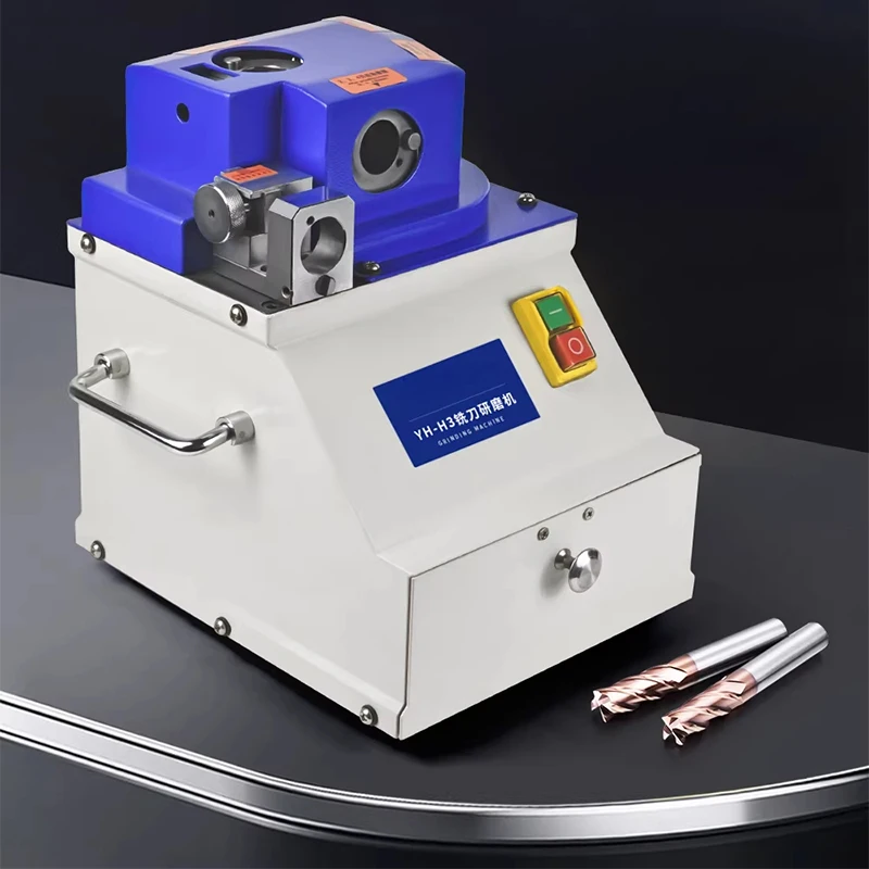 YH-H3 Drill Bit Grinder Drill Bit Grinding and Repair Tool End Mill Face Grinding 2/3/4-Flute End Mill Grinding