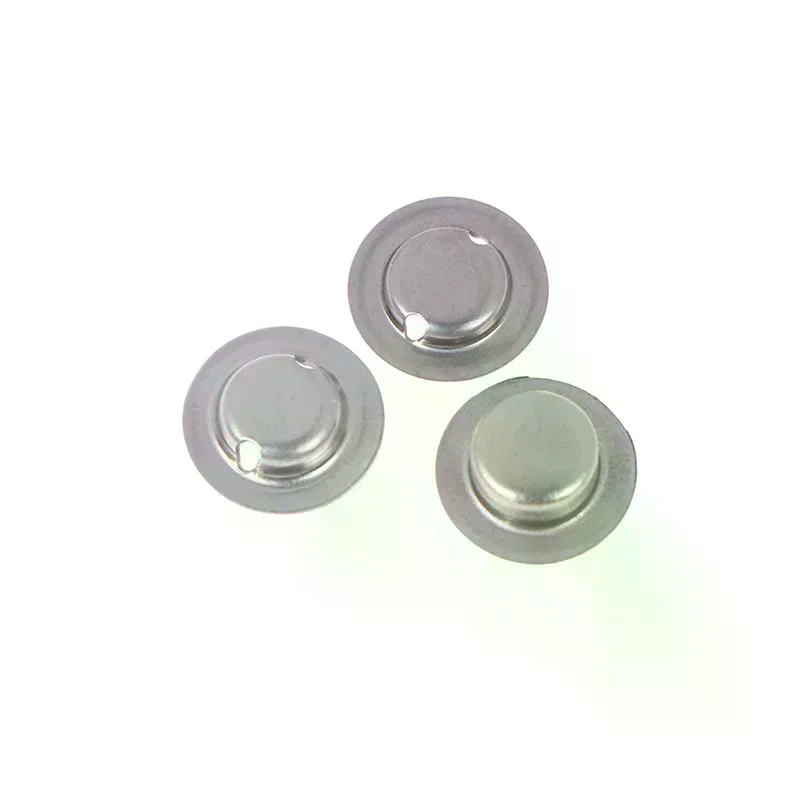 100pcs/lot 18650 Battery Flat Head Change the Tip Cap Lithium Positive Spot Welding Accessories