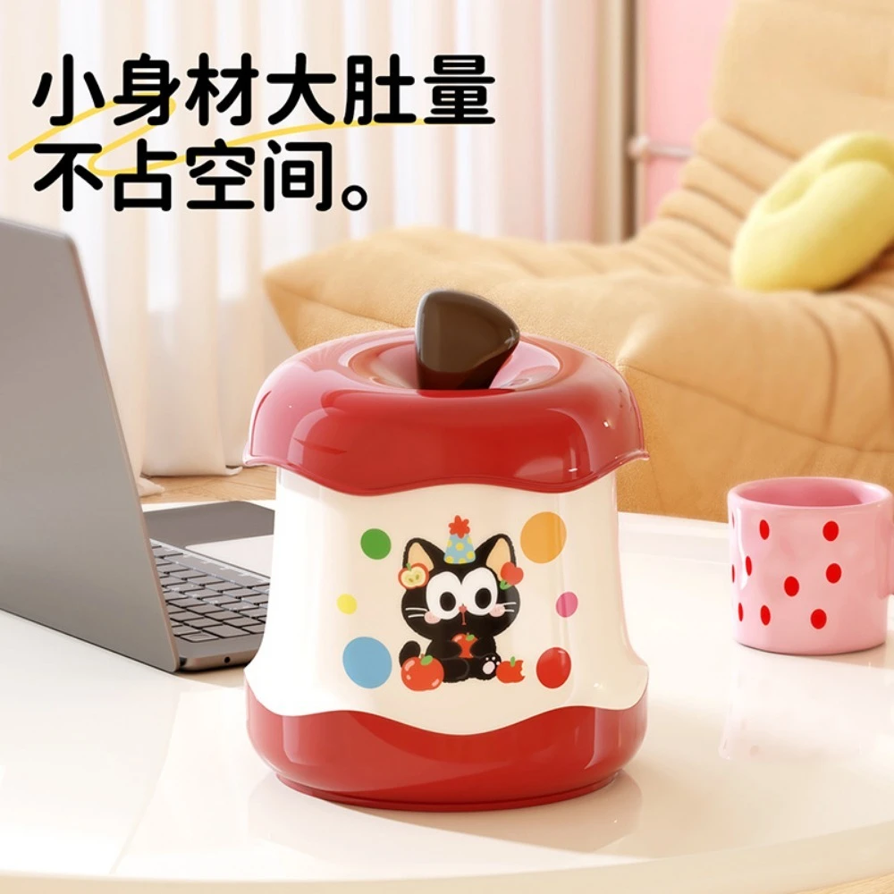 Multifunctional Apple Storage Box Desktop Creative Large Capacity Hair Accessories Snacks Home Premium Mini Trash Can