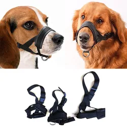 Nylon Adjustable Dog Muzzle Breathable Pet Mask Comfortable Chihuahua Accessories Soft Anti-Biting And Barking Dog Supplies