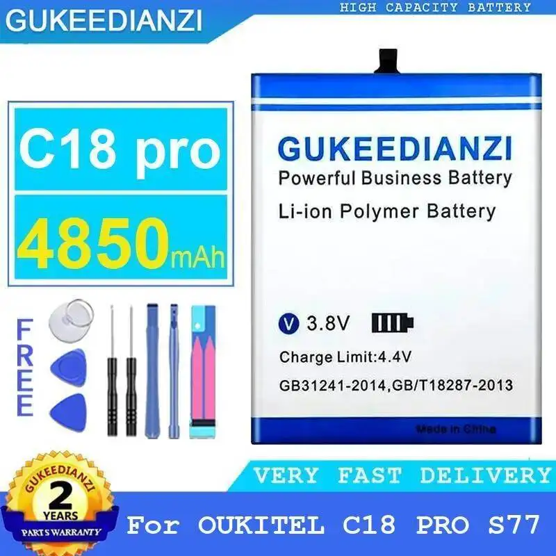 

Аккумулятор мобильного телефона высокой совместимости для Oukitel C18 Pro S77 4850 мАч