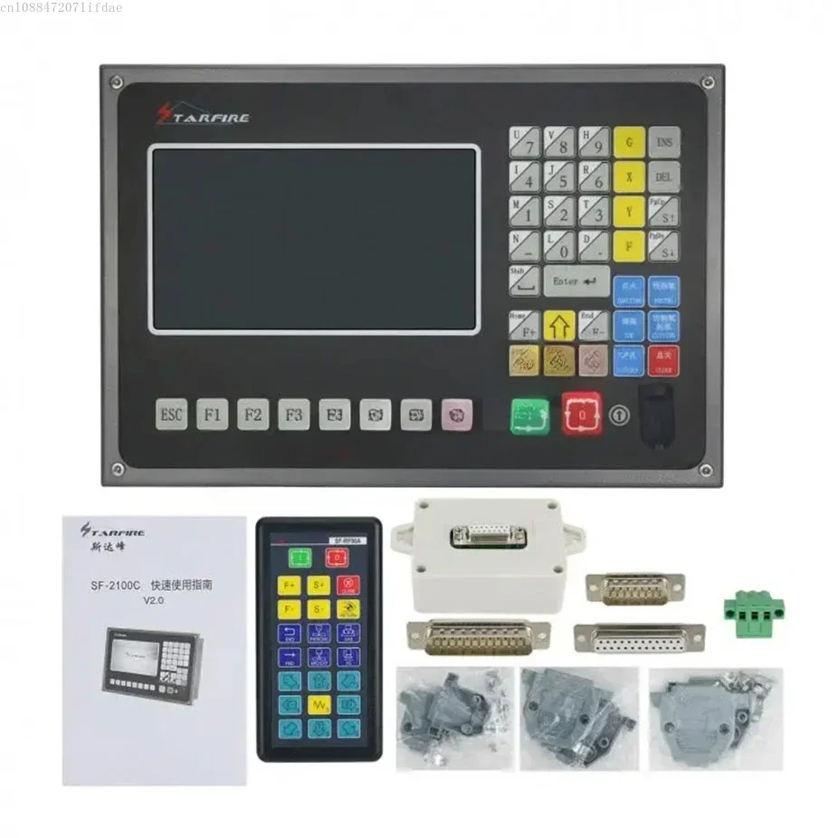 Sistema CNC de 2 eixos SF-2100C Sistema de máquina de corte CNC SF2100C + controle remoto sem fio SF-06A STAIRE SF-2100C plasma de 2 eixos