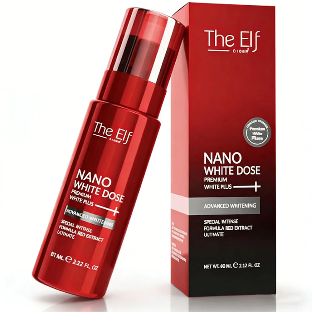 Das Elf NANO Face Serum 60ML Red Extract Brightening Even Tone Skin Care Premium Skin Lightening Product