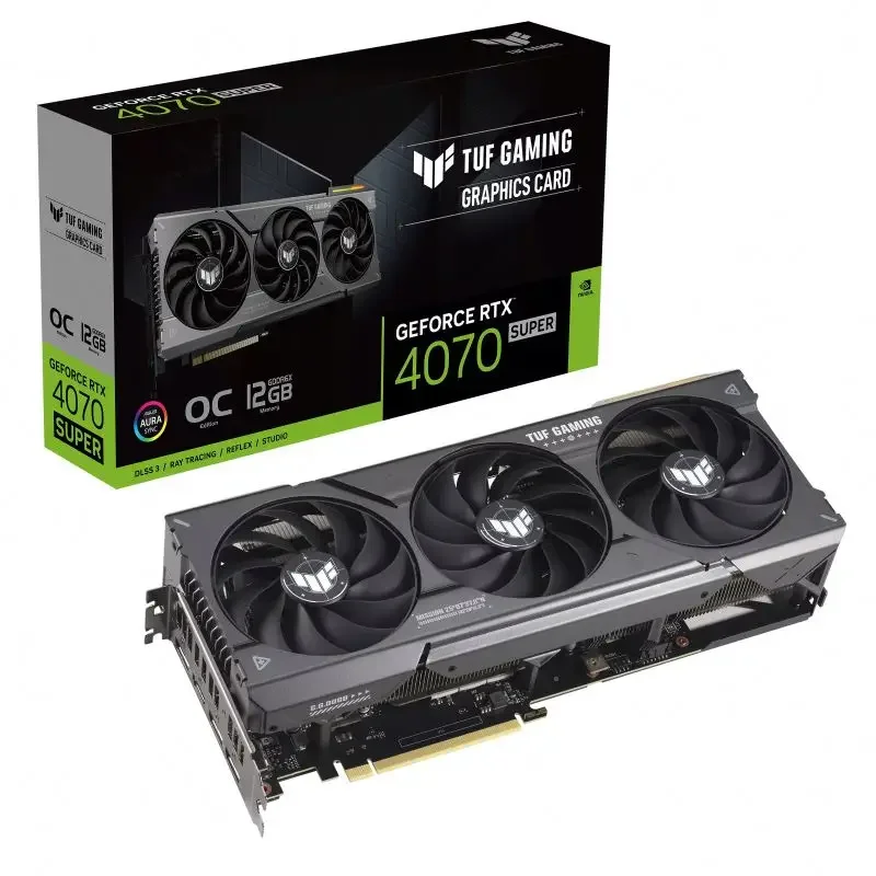 2024 New TUF Gaming RTX 4070 SUPER 12GB GDDR6X OC Gaming Video Cards Gaming GPU RTX 4070 Super