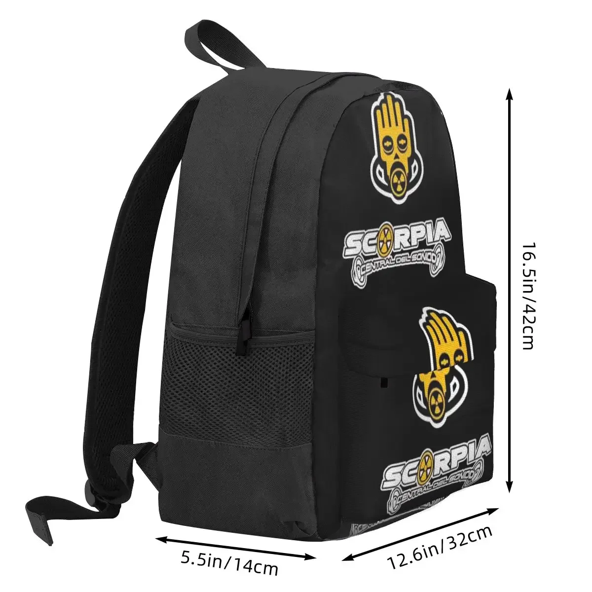 Scorpia Central Del Sonido plecaki chłopcy dziewczęta Bookbag torby szkolne dla dzieci Cartoon plecak dla dzieci plecak na laptopa torba na ramię