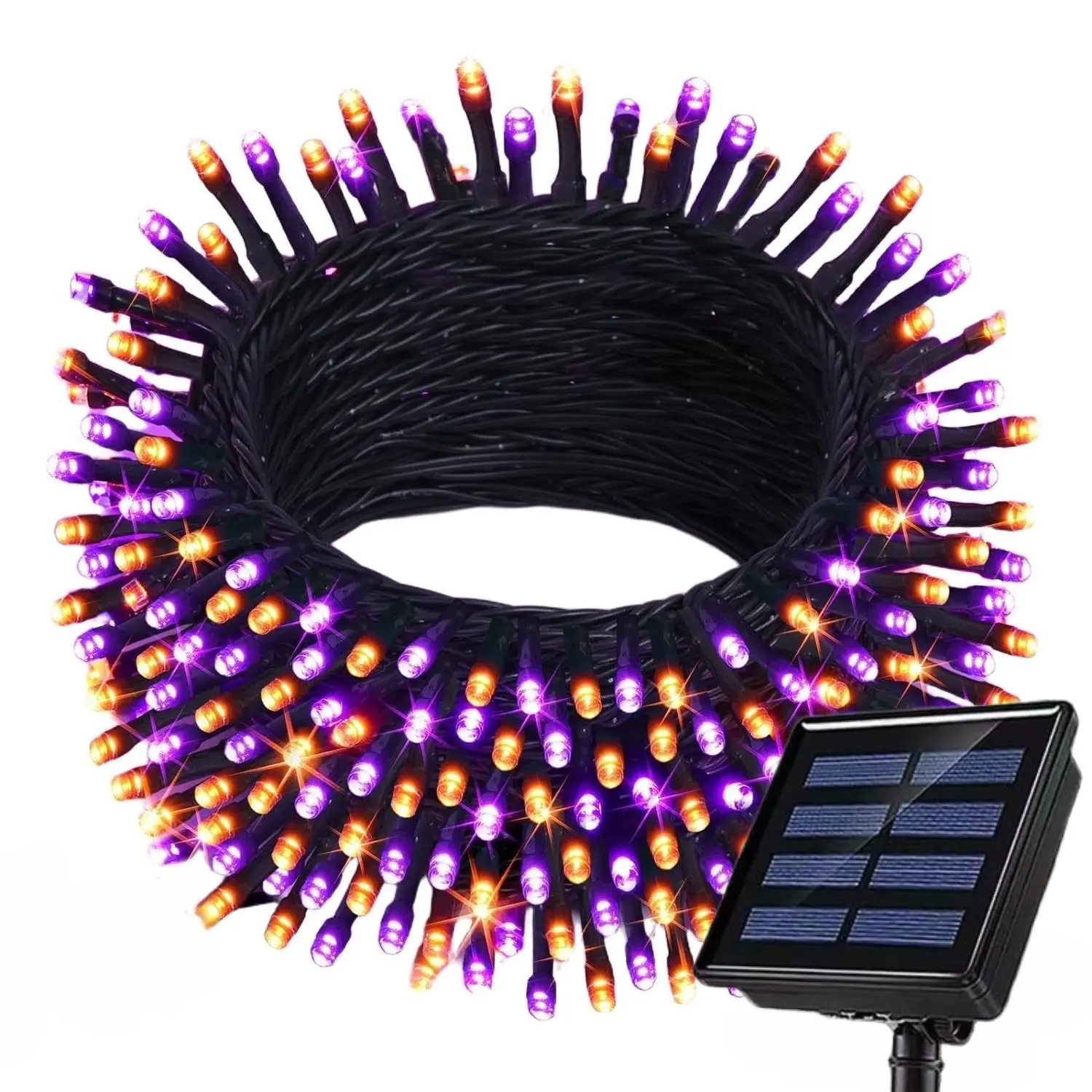 Outdoor Solar Light String Christmas Day Courtyard Decoration  Starry Sky Independence Day Halloween Lights