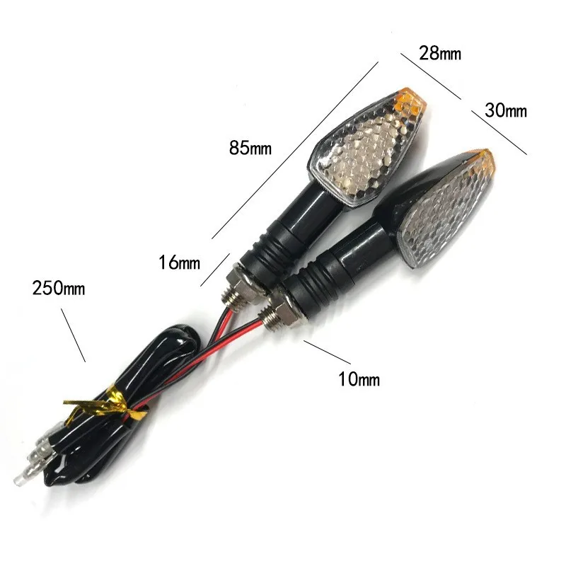 For Yamaha Motorcycle Front LED Directional Lighting Assembly Modified Turn Signal with 12V Voltage
