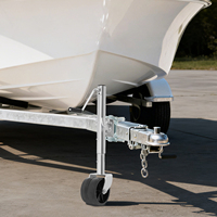 Jockey Wheel, 1500lbs Max. Load Capacity Height-Adaptive Design for Trailer Agricultural Trailer Mobile Device Support