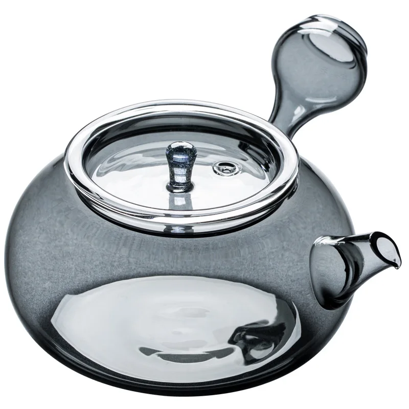 

Boiled teapot glass high temperature resistant household kettle urgent whisker pot Mingfengxiang crystal electric ceramic stove