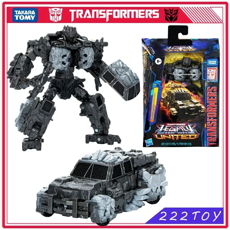 In Stock Transformers Toy Legacy United Deluxe Infernac Universe Magneous Action Figure Robot Toy Gifts Hobbies Anime Figures