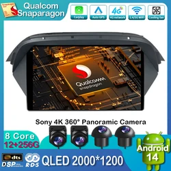 Android 14 Car Radio For Honda Acura MDX 2007 - 2013 Multimedia Stereo Video Player GPS Navigation Wireless Carplay Auto 4G WIFI