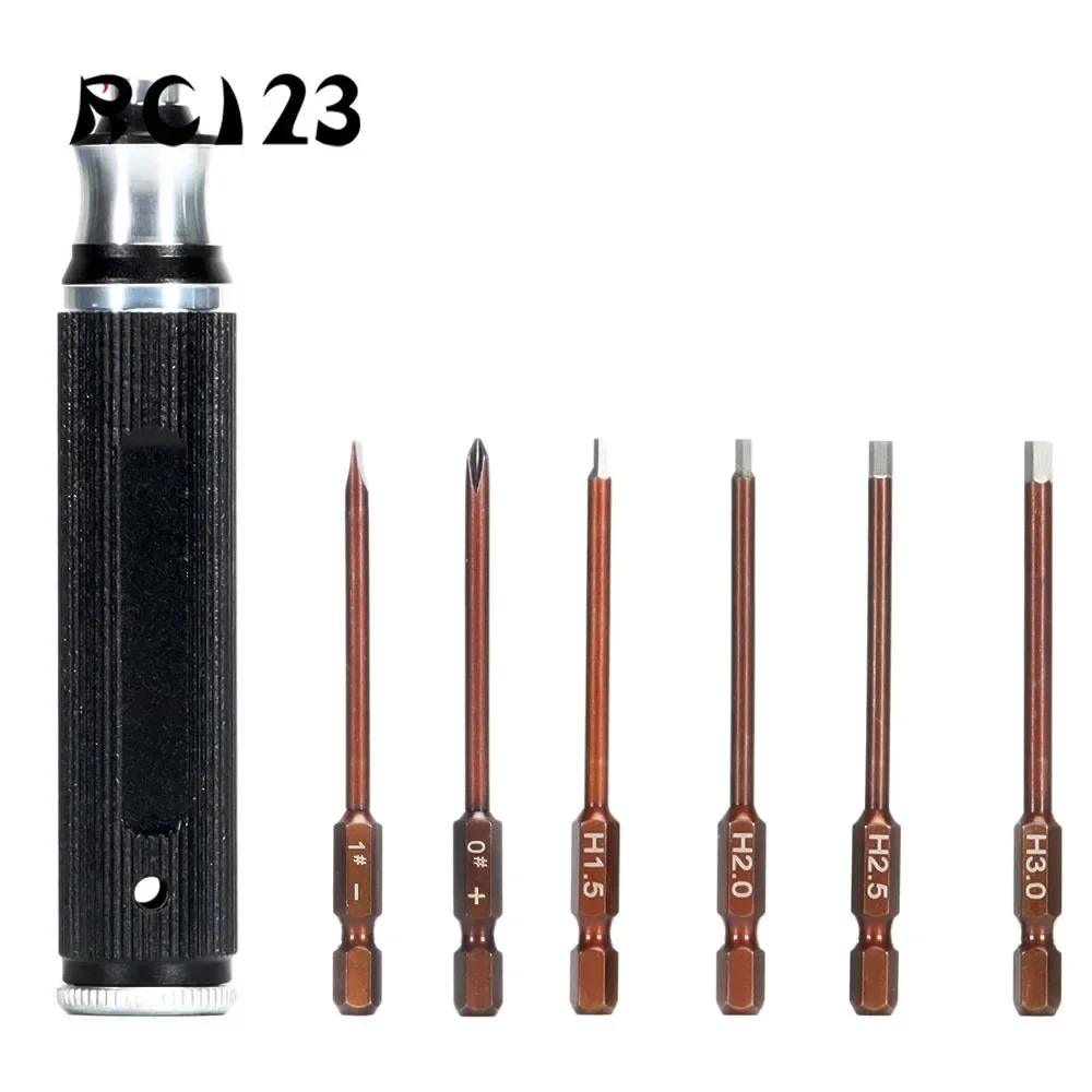 Metal 6Pcs 1.5mm 2.0mm 2.5mm 3.0mm Hexagon Screwdriver Driver 158MM Tools for RC Car Crawler Ships Airplane Model