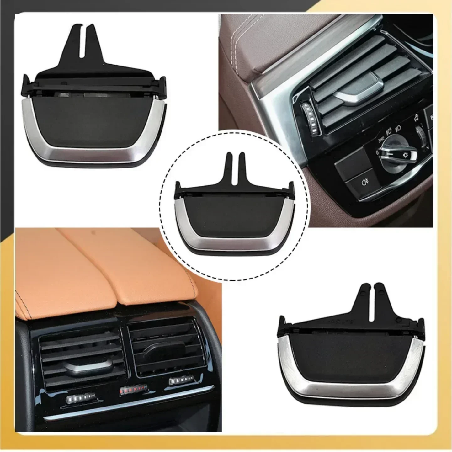 A/C Outlet Clip Guaranteed Fit A/C Air Vent Paddle Tab Clip For BMW 5 Series 6GT G30 G31 G32 G38 Replace Automobiles Parts