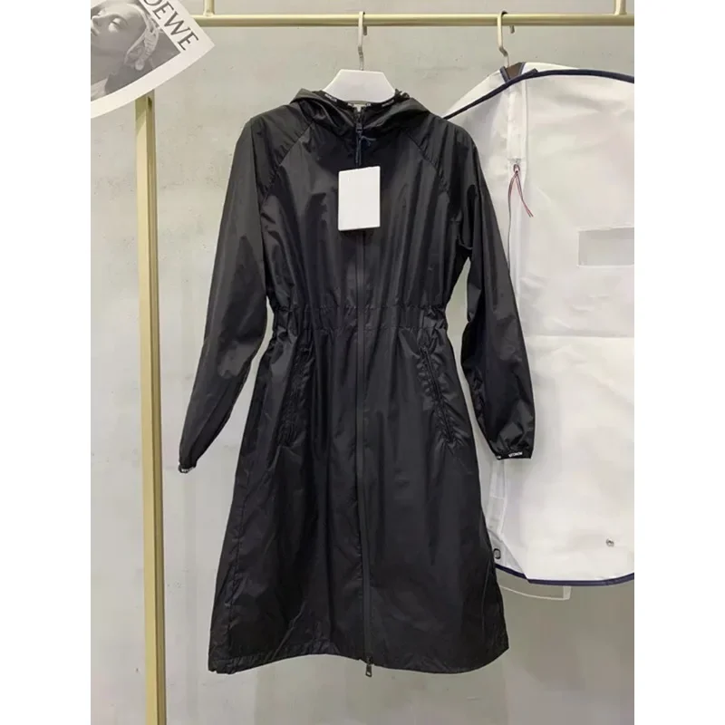 Waterproof Long Trench Coat Women Poncho Travel Ladies Hooded Coat Survival Impermeable Travel Coat and Jackets