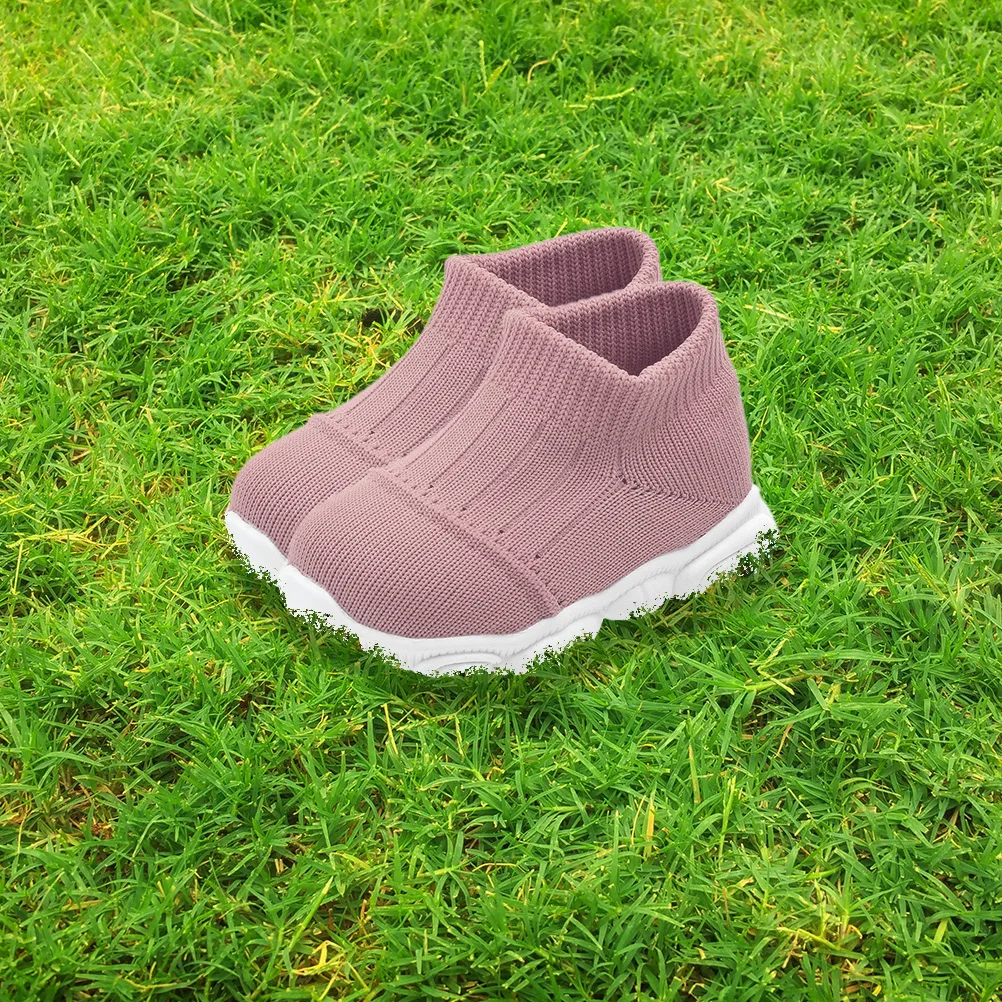 

Indoor Anti-slip Baby Shoes Prewalkers Crib Sole Pvc Breathable Comfortable Ideal Present Unique Design Children Walking Infant
