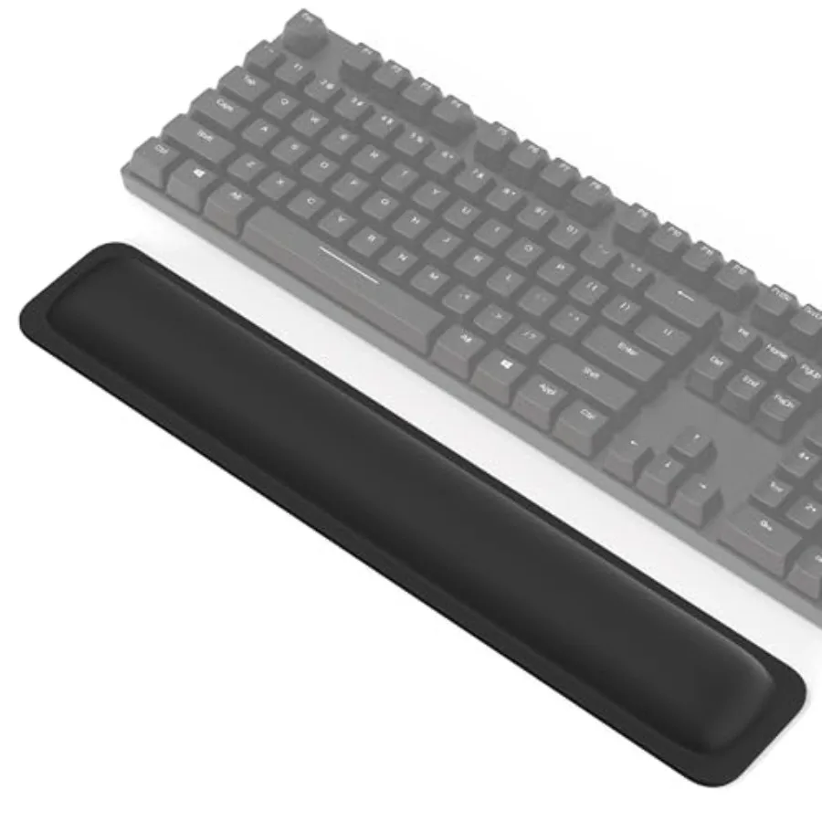 

Wrist Rest for Computer Keyboard, Thicken Memory Foam Wrist Support Pad for Keyboard, Ergonomic Palm Rest for Pain Relief, Anti