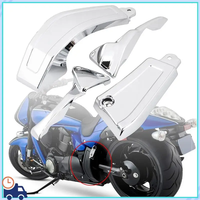 

4PCS Frame Body Fairing Cover Chrome Motorcycle Look For Suzuki All Year Boulevard M109 M109R M109RZ M109R2 Accessories