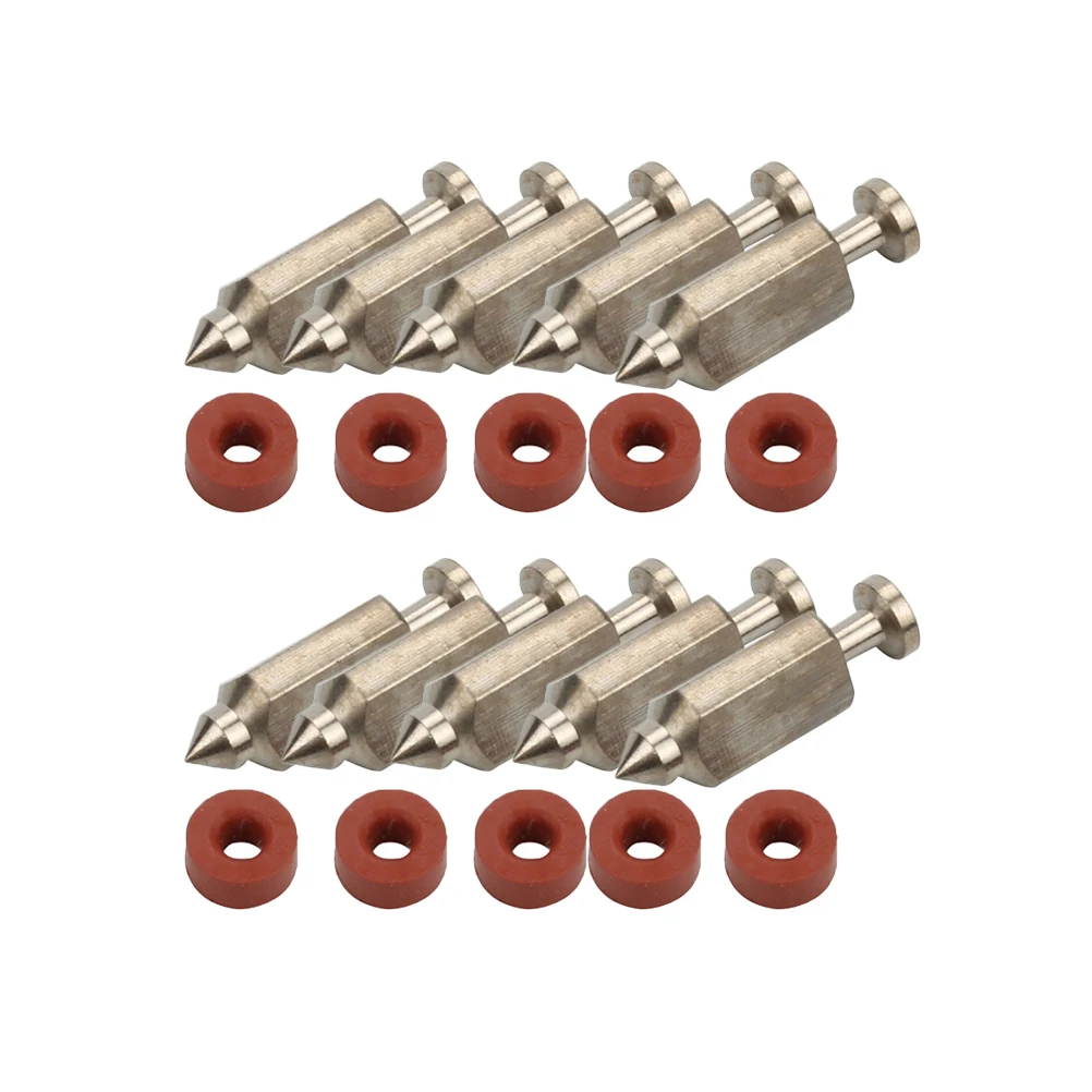 10 Pcs / lot *Carburetor Float Valve Needle Seat Kit For Briggs&Stratton 398188 3.5-6hp Replace Part 281144 90700 91700 99700