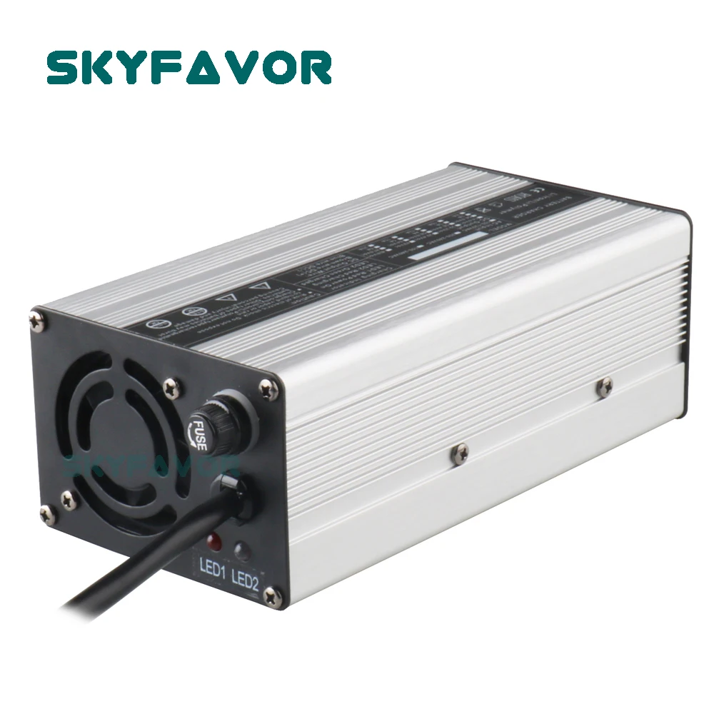 LiFePo4プロフェッショナルバッテリー充電器,48 V,5A,58.4V, 5アンペア,16秒,高速,自動,インテリジェント