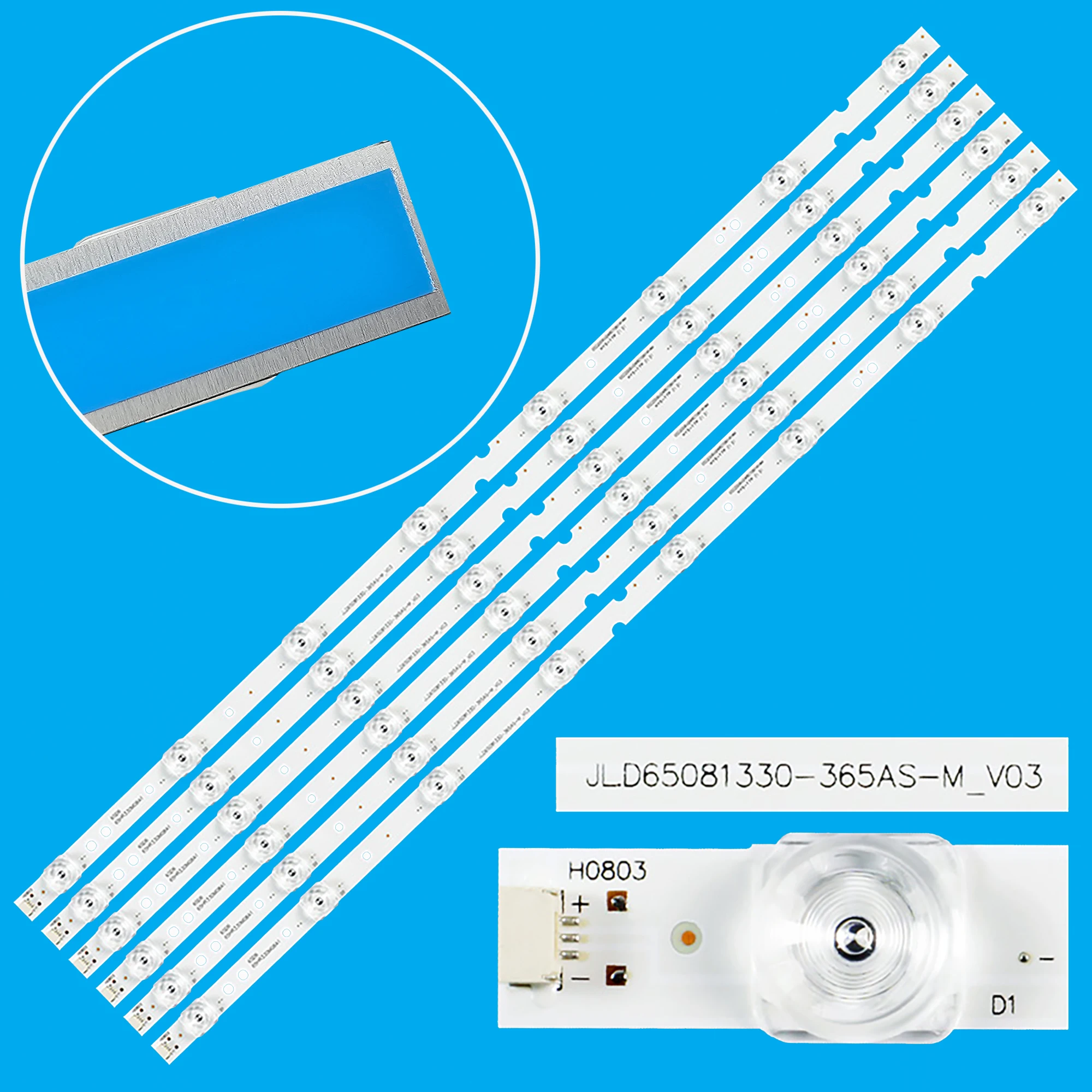 

LED Backlight strip For 65UD6306 65UD6306X1 65UD6336 65UD6406 TV 4C-LB6508-HR01J 65p65us 65hr330m08a1 4c-lb6508-hr01j 65S421LCAA