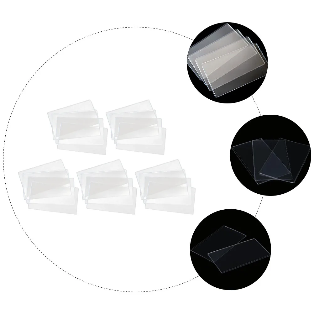 20pcs Hard Plastic Cover For Paper Money Holders Clear Protective Bag Banknote Storage Pouch Waterproof Currency Collection